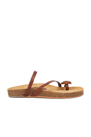 Camel Aztec Horse Sandals