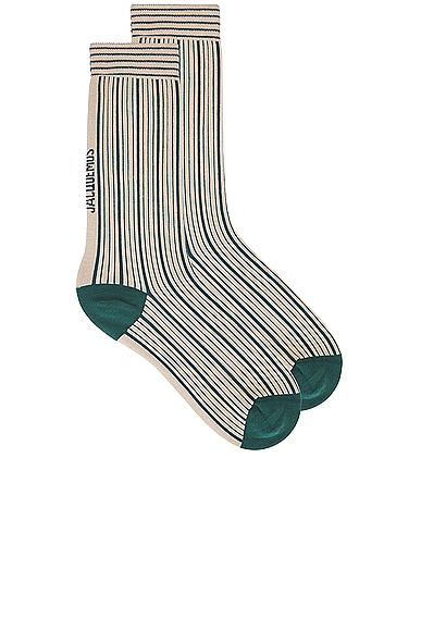 Les Chaussettes Pablo in Green