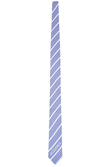 Jacquemus La Cravate In Blue & White