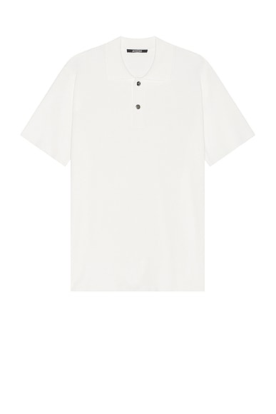 JACQUEMUS Le Polo Maille in Off-White