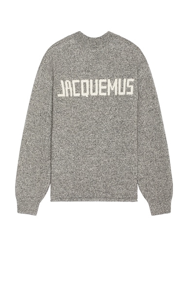 JACQUEMUS Le Pull Jacquemus in Grey