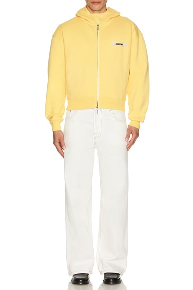 Le Hoodie Zip Gros Grain
