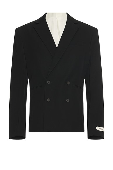 JACQUEMUS La Veste Fernando in Black