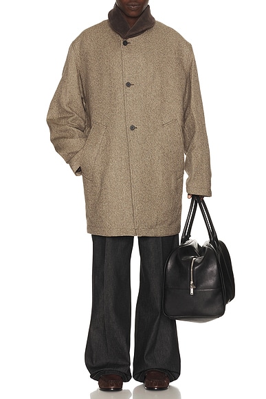JACQUEMUS La Veste Camargue in Dark Brown