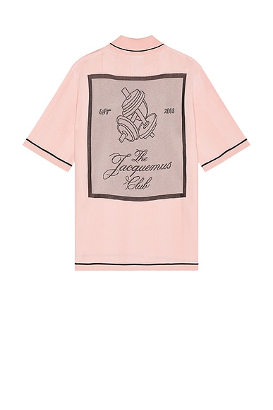JACQUEMUS Le Polo Liga in Light Pink