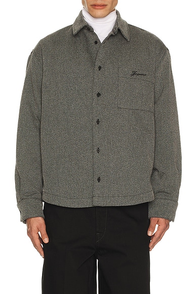 JACQUEMUS La Chemise Molino in Grey