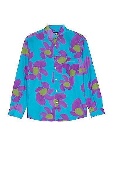 JACQUEMUS La Chemise Simon in Purple