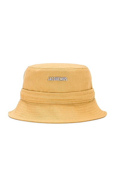 Jacquemus Le Bob Gadjo Bucket Hat In Beige