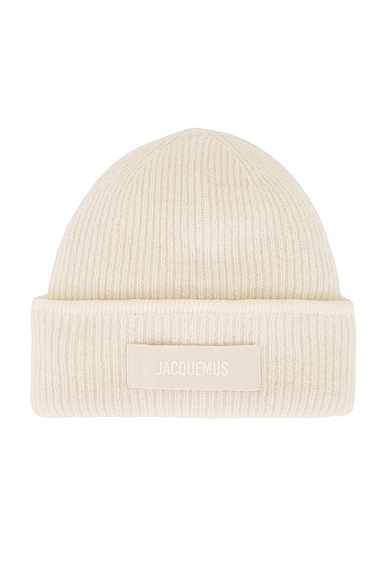 レビュー高評価の商品!の商品をすべて JACQUEMUS ビーニー FWRD | White Off - 帽子