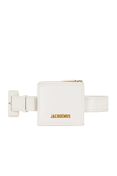 JACQUEMUS La Ceinture Carree in White