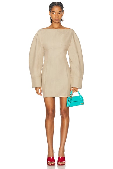 retrofete Grace Dress in Gold FWRD