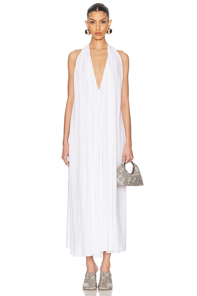 JACQUEMUS La Robe Norma in White