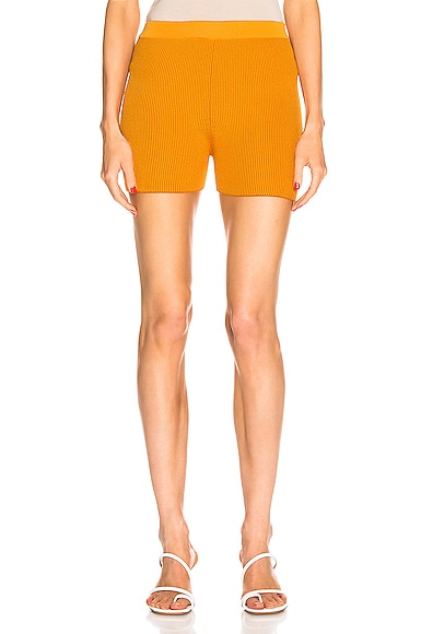 JACQUEMUS Arancia Short in Orange Striped | FWRD