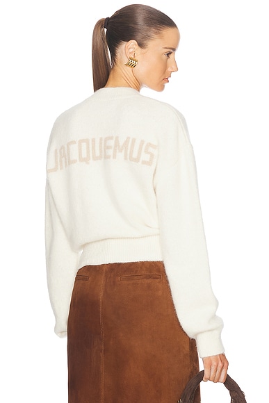 JACQUEMUS La Maille Jacquemus in Light Beige