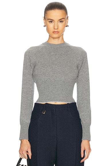 JACQUEMUS La Maille Soglia in Grey