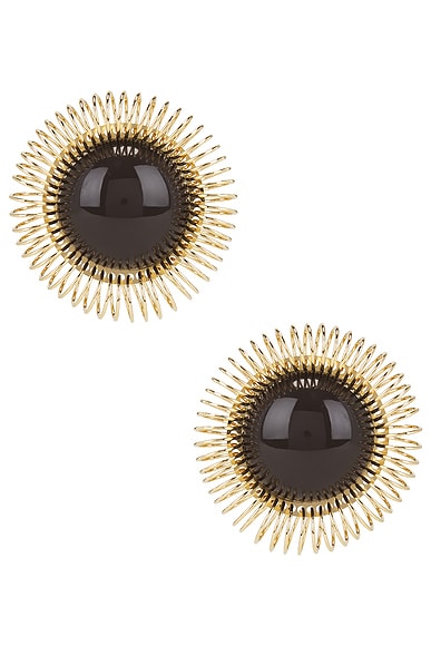 JACQUEMUS Les Tournesols in Gold & Brown