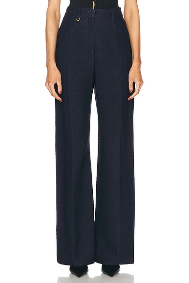 JACQUEMUS Le Pantalon Sauge in Dark Navy