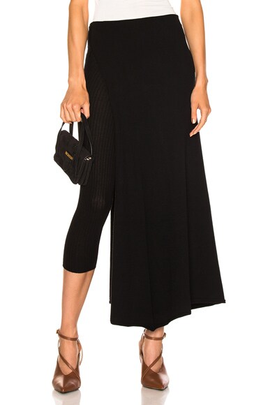 JACQUEMUS Legging Skirt in Black | FWRD