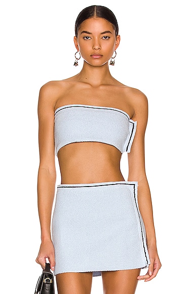 JACQUEMUS Le Bandeau Sorbetto in Baby Blue