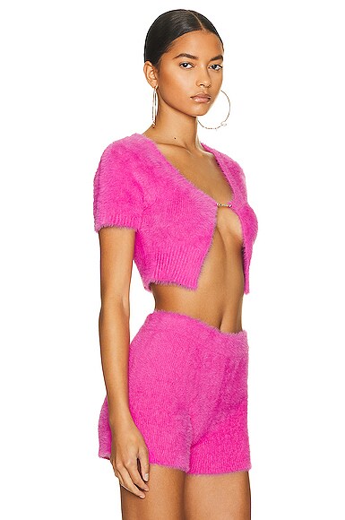 La Maille Neve Manches Lo Soft Cardigan