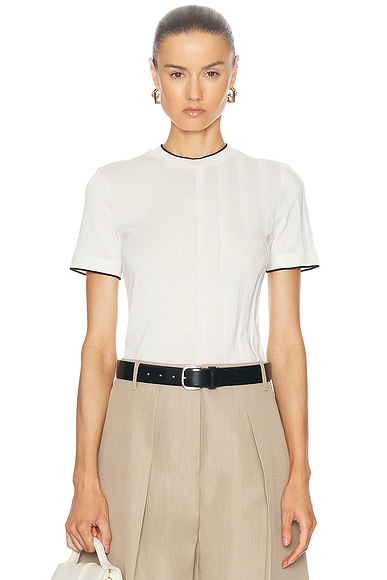 The Row Chiara Top in Natural White | FWRD