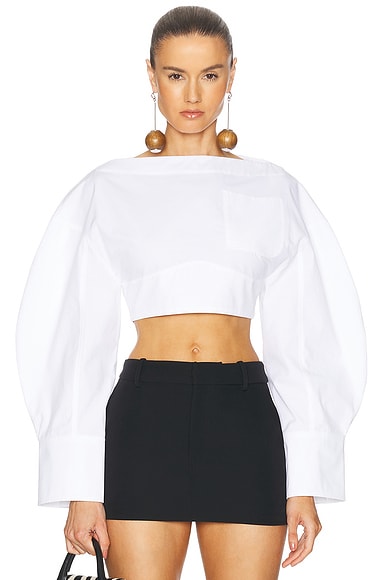 JACQUEMUS Le Haut Casaco in White
