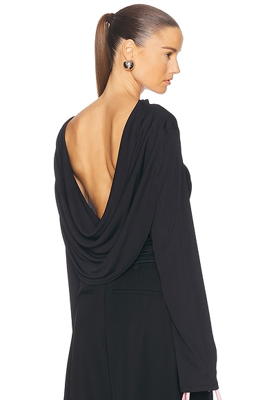 JACQUEMUS Le Haut Croisiere in Black