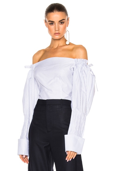 jacquemus トップス Jacquemus Trapèze Asymmetric Draped Embellished Knitted Top