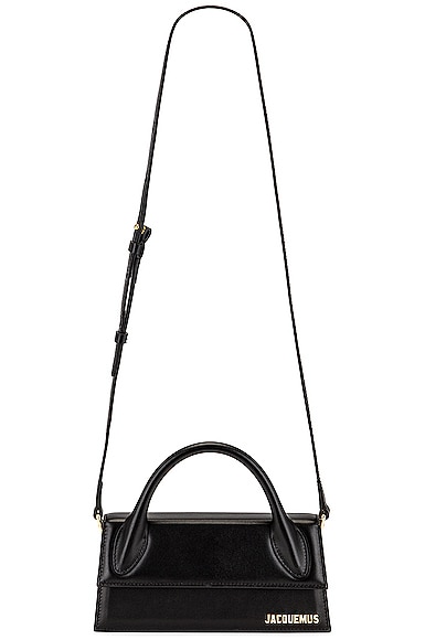 JACQUEMUS Le Chiquito Long Bag in Black