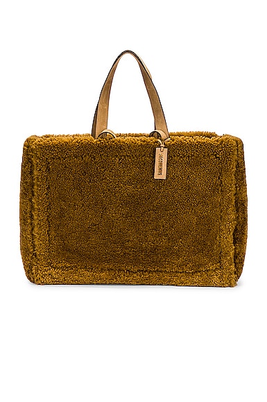 le cabas neve leather tote