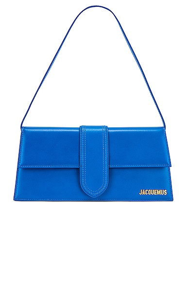 Jacquemus blue sale suede bag