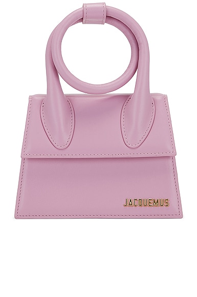 Jacquemus Le Grand Chiquito Bag Light Pink in Leather with Gold-tone - US