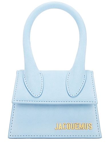 JACQUEMUS Le Chiquito Bag in Baby Blue