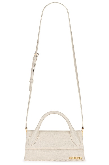 Le Chiquito Long Bag - Jacquemus - White - Leather