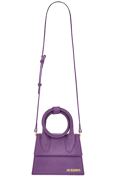 JACQUEMUS Le Chiquito Noeud Bag in Purple