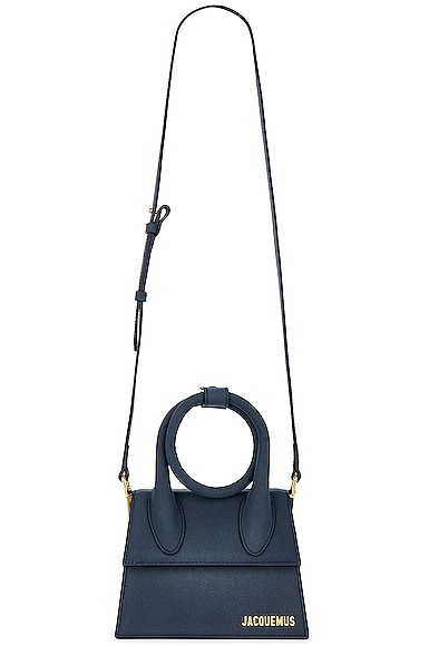 JACQUEMUS Le Chiquito Noeud Bag in Navy