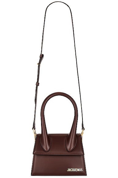 JACQUEMUS Le Chiquito Moyen Bag in Brown
