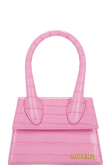 JACQUEMUS Le Chiquito Moyen Bag in Pink
