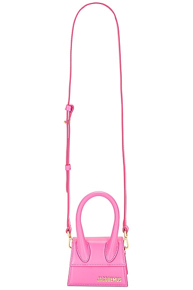 JACQUEMUS Le Chiquito Bag in Neon Pink