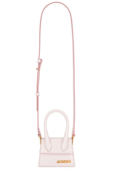 JACQUEMUS Le Chiquito Bag in Pale Pink