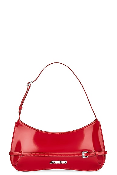 JACQUEMUS Le Bisou Ceinture Bag in Red FWRD