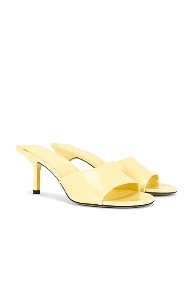 JACQUEMUS Les Mules Cubisto in Light Yellow