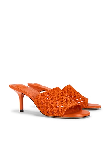JACQUEMUS Les Mules Cubisto in Orange