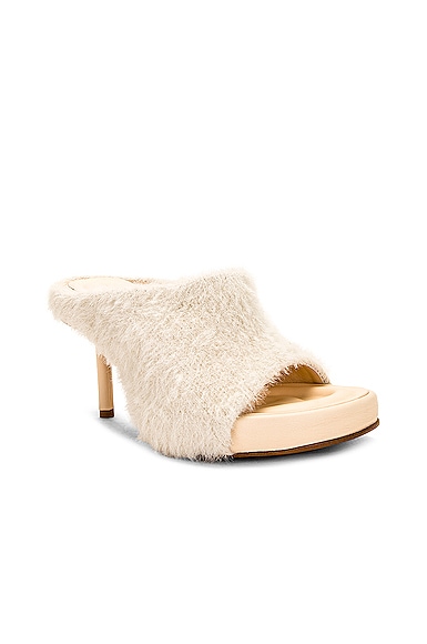 Shop Jacquemus Les Mules Nuvola In Off-white