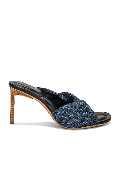 JACQUEMUS Les Mules Bagnu in Blue