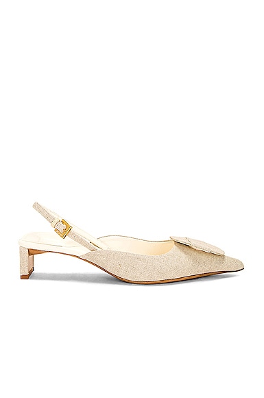 JACQUEMUS Les Chaussures Duelo in LIGHT GREIGE | FWRD