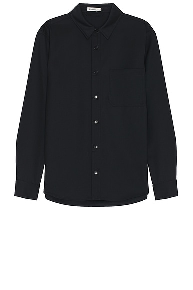 SIMKHAI Rocco Shirt Jacket in Black
