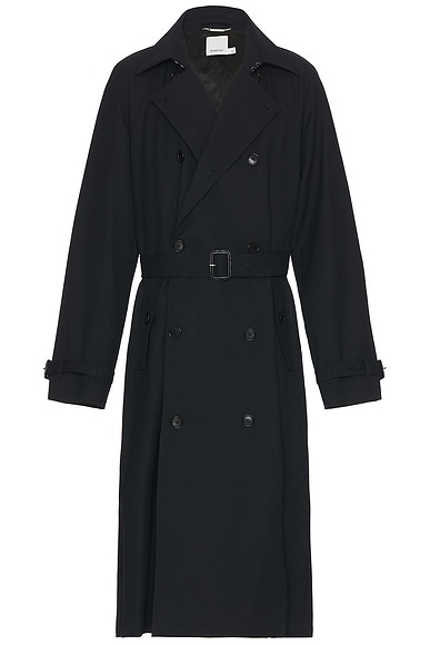 SIMKHAI Clive Belted Trench in Black