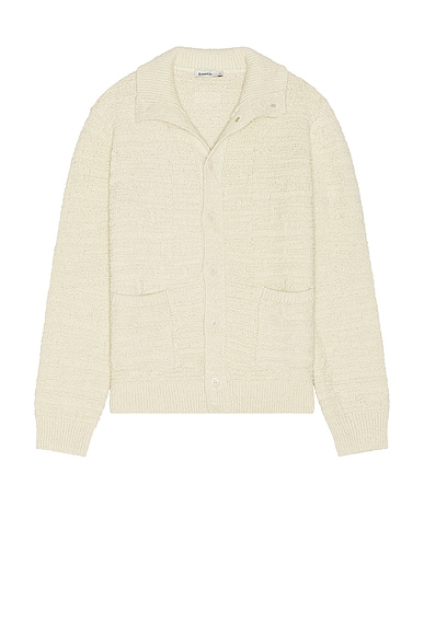SIMKHAI David Knit Jacket in Sand