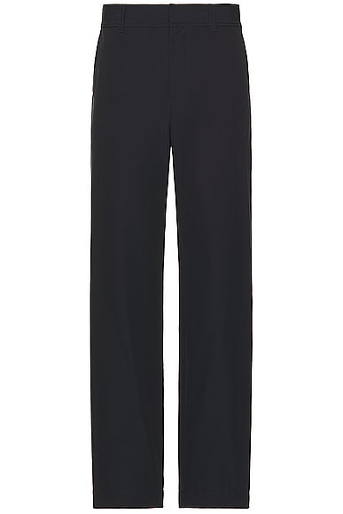 Saul Darted Straight Leg Pant in Navy